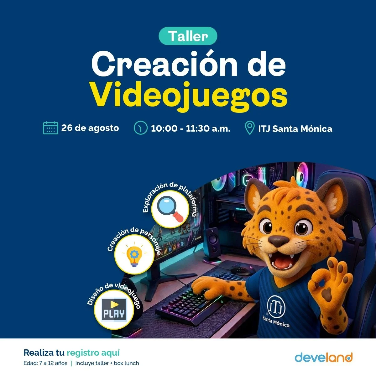 Taller Presencial - Creación de Videojuegos - 26 de Agosto