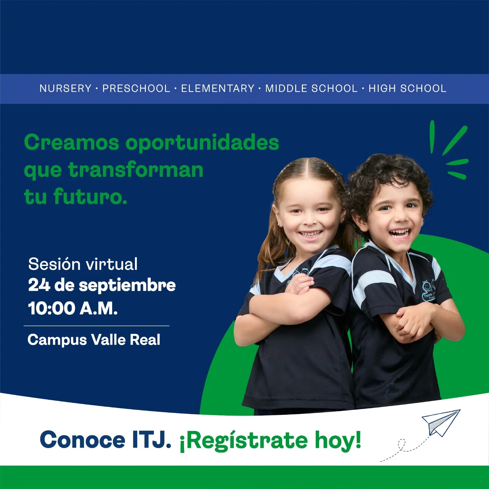 Sesión Informativa Virtual - Conoce ITJ Valle Real
